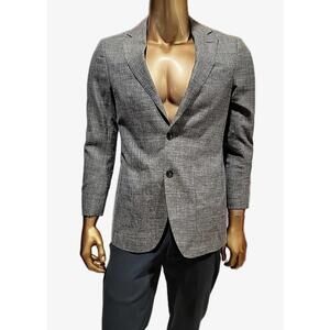 SUITSUPPLY ETHOMAS HAVANA HL MEN’S SILK WOOL  46L/US 36 Brown Cut Slim NEW #WM1